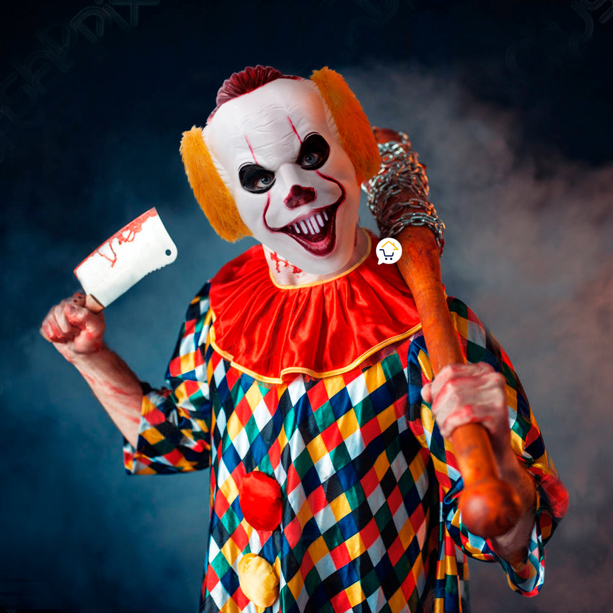 Máscara IT Payaso Asesino Halloween