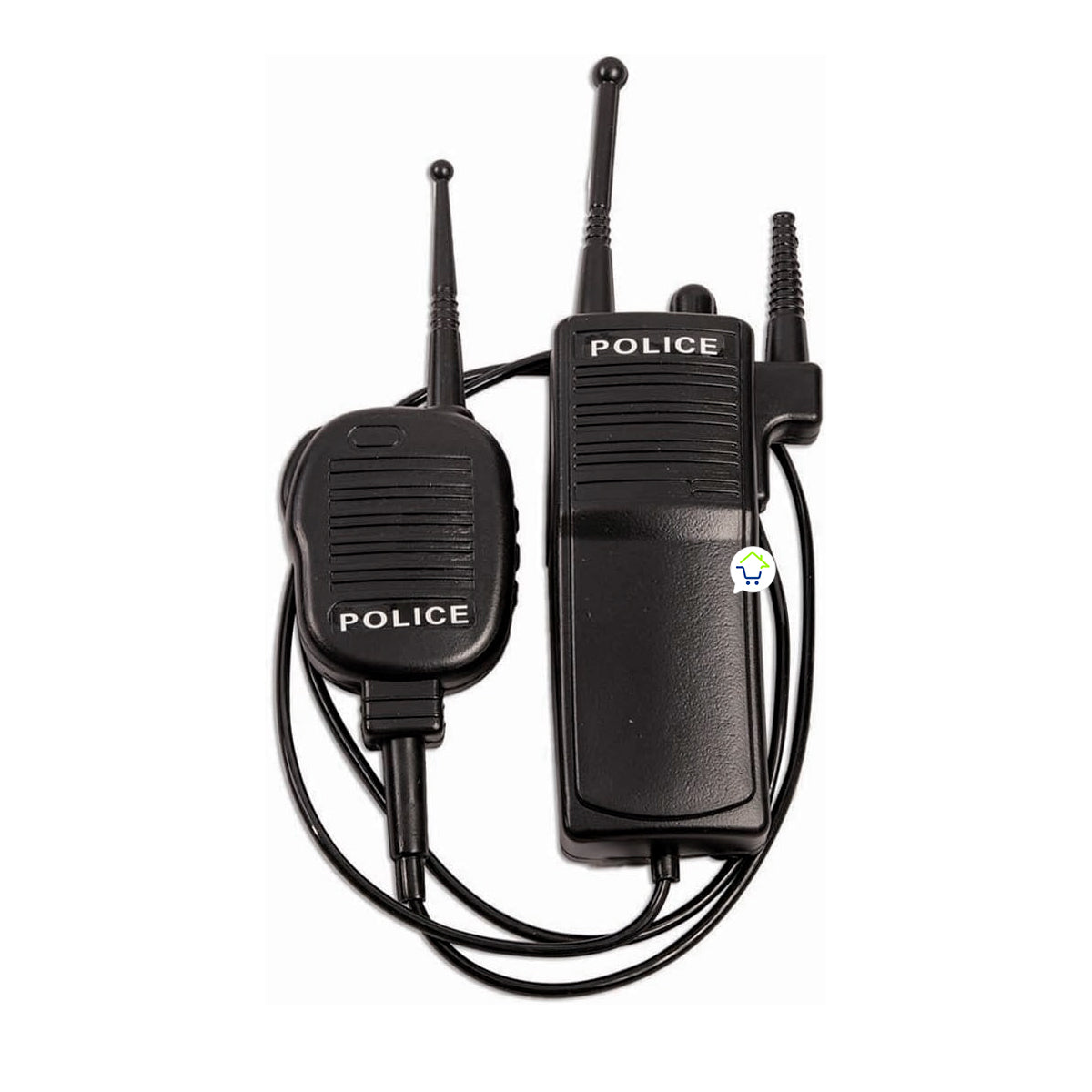 Combo x2 Walkie Talkie de Policía Falso – Intercomunicador para Disfraz Halloween