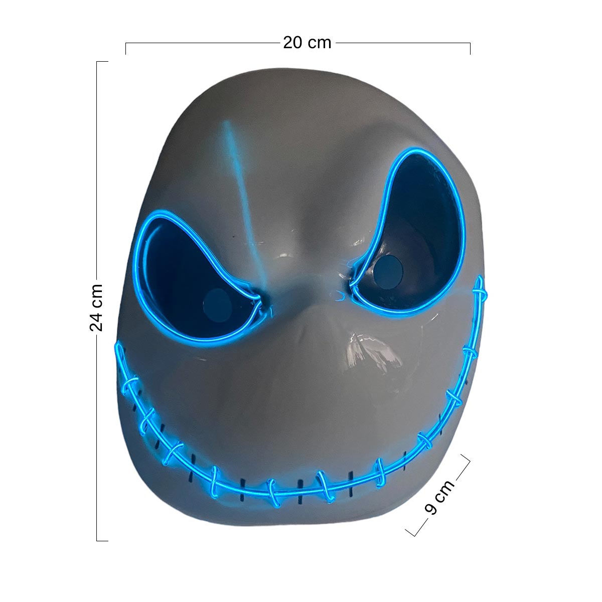 Máscara LED Neón Jack – Disfraz Halloween y Cosplay | OF-1460