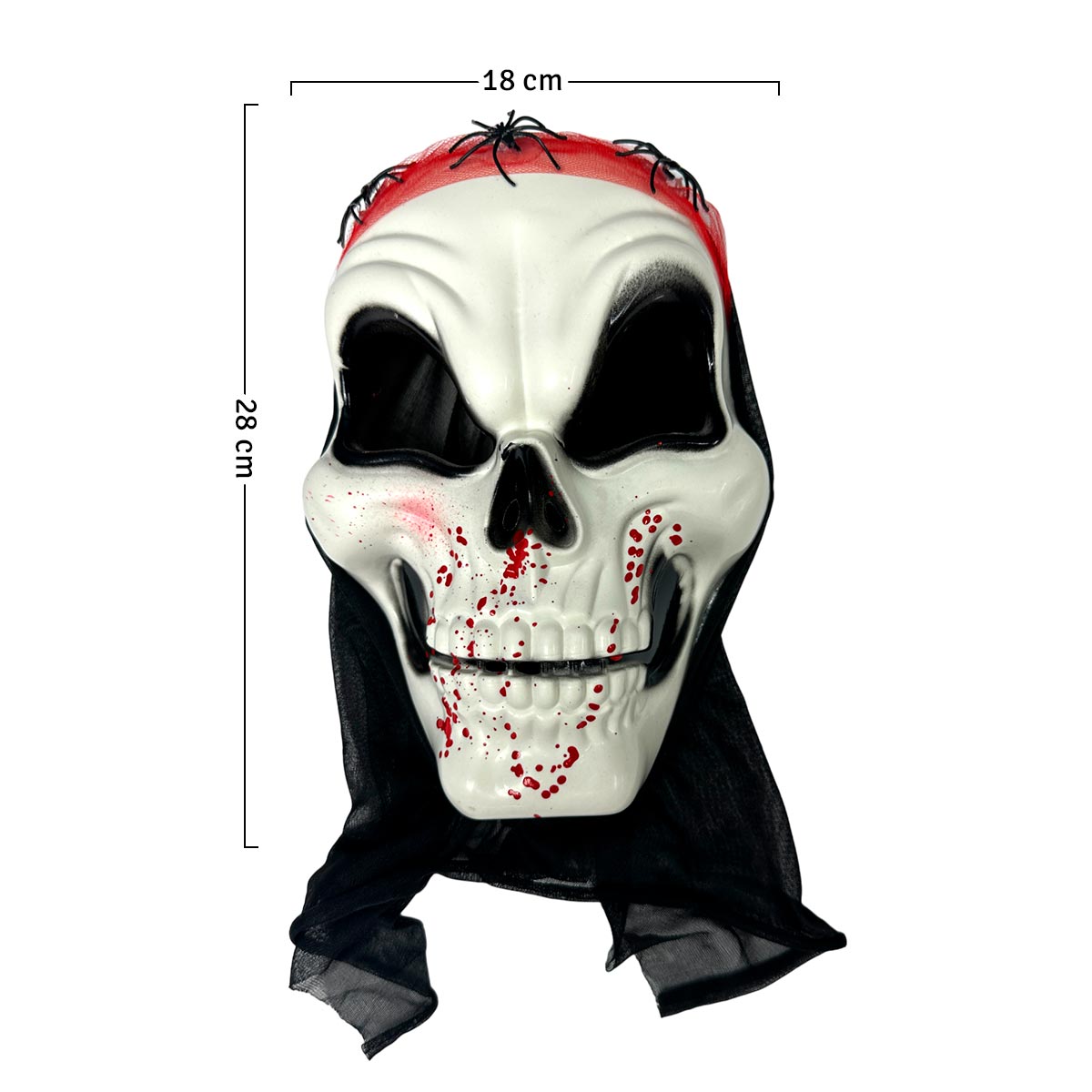 Máscara La Muerte Calavera Maligna Halloween