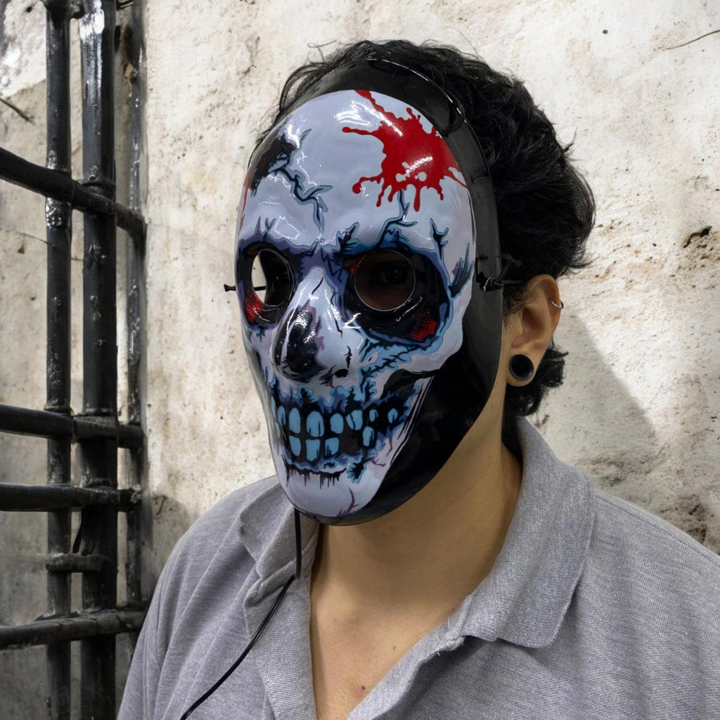 Máscara Luminosa de Calavera – Disfraz Fiesta Cosplay Halloween