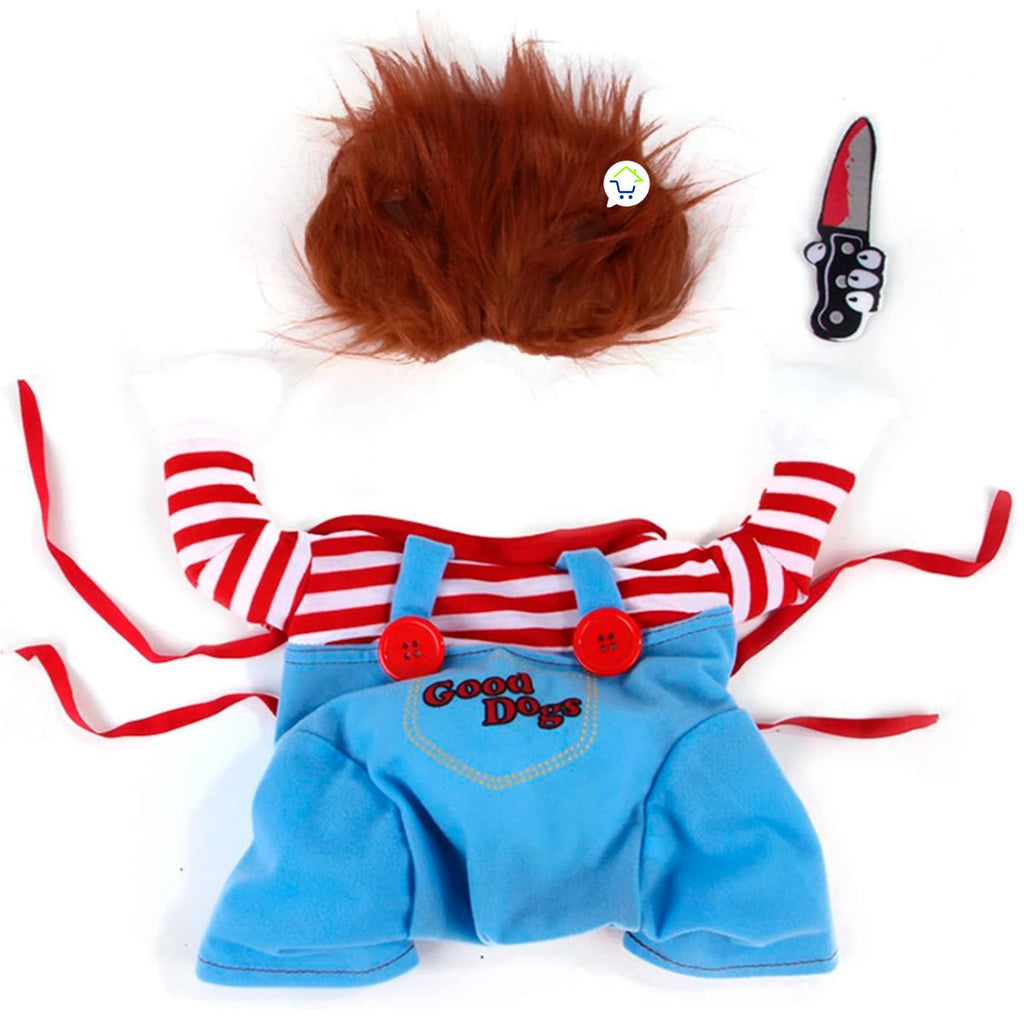 Disfraz de Chucky para Mascotas (Perros y Gatos)